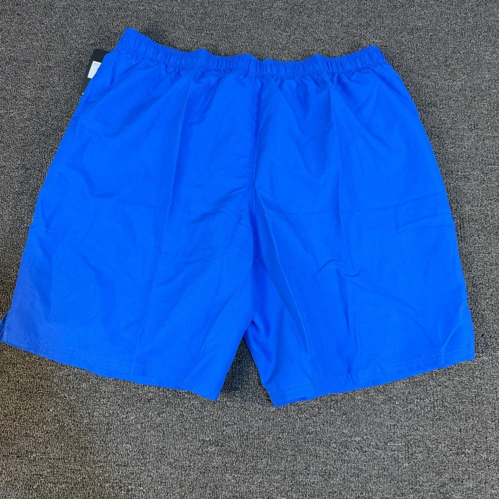 Nike Swim Shorts Mens XXL NESSA558 Blue Mesh Lined Athletic NEW